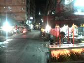 タイの夜の街かど